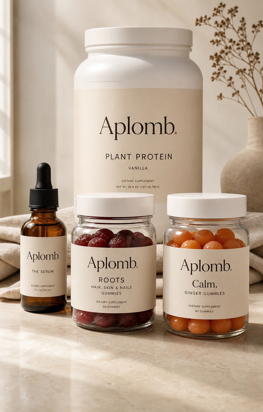 The four APLOMB products: Serum, Protein, Roots, and Steady